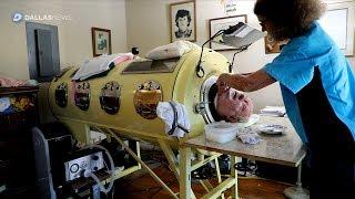 Living inside a canister: Dallas polio survivor is one of few people left in U.S. using iron lung