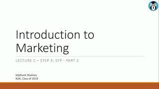 Targeting A part of STP | Marketing Management