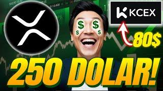 XRP COİN 250 DOLAR! YAPAY ZEKA XRP'Yİ UÇURABİLİR - KCEX 80$ BONUS! RİPPLE  DAVA XRP HABER XRP ANALİZ