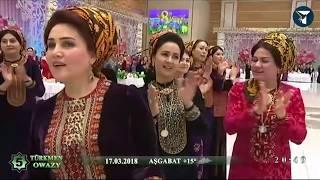 Президент Туркменистана  Гурбангулы Мяликгулыевич Бердымухамедов спел песню Каракум