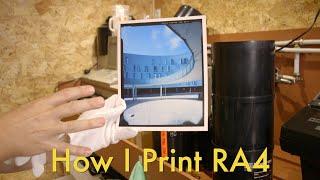 How I Print RA4 || Darkroom