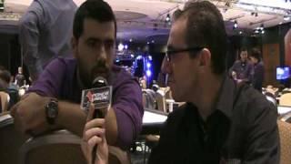 Interview with Giorgos Gkanoulis in EPT London 2009 by Pokerunion.gr