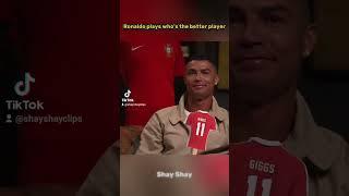 Ronaldo plays who's a better player  #shorts #ronaldo #urcristiano #clips