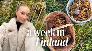 Life in Helsinki vlog: a week living in Finland with mushroom picking