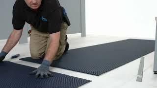 How to Install Plastex Matting for Barefoot & Wet Areas - Heronrib