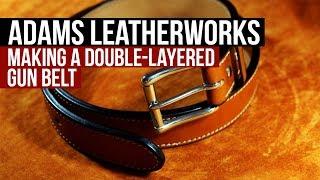 Making a Leather Gun Belt