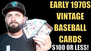 Five Early 1970s Star Vintage Baseball Cards For $100 or Less - Episode 3