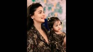 Aliya Bhatt with his cute princess Raha kapoor #celebrity #mtshorts #aliabhatt