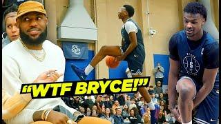 Bronny & Bryce James Sierra Canyon DUNK CONTEST In Front of LeBron!!