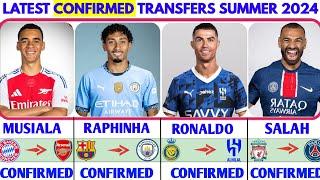 THE LATEST CONFIRMED TRANSFER NEWS AND RUMOURS TRANSFERS 2024| RONALDO TO AL HILAL, SALAH TO PSG