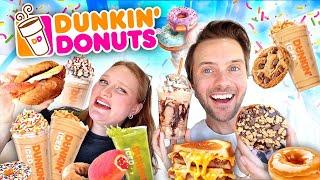 Tasting VIRAL Celebrity Foods! DUNKIN’ DONUTS Summer Menu!!!
