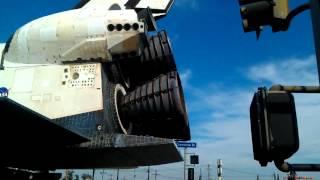 Space Shuttle Endeavour on Crenshaw Blvd