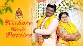 Kishore weds Pavitra Wedding
