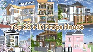 Top 22 + ID Props House Aesthetic : Sakura School Simulator #sakuraschoolsimulator #sss
