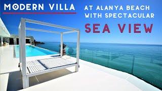 Modern Villa at ALANYA Beach with Spectacular Sea View