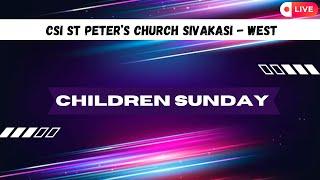 Children Sunday Evening Service  7 PM | CSI St. Peter's Church  | 30.06.24 | Sivakasi - West