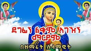 ደግፊኝ ልቁም አግዢኝ ማርያም / በዘማሪት ሰላማዊት ሶርሳ "ነይ ሶልያና" አዲስ የእመቤታችን ጥዑም ዝማሬ (Neu Solyana by Selamawit Soresa)