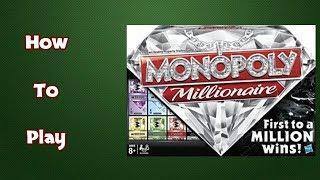 How To Play Monopoly Millionaire Board Game