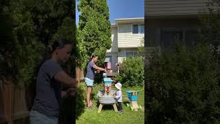 Baby playing with his water table #adorablebaby #baby #adorableboy #cutebaby