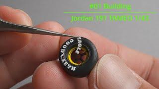 #01 Building Jordan 191 TAMEO 1/43 F1 scale model car