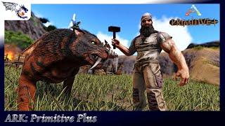 Taming A Sabertooth The Primitive Plus Way | ARK: Primitive Plus #5