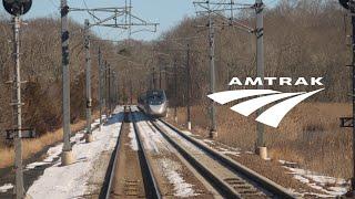 Amtrak NEC Rearview Ride | Boston, MA to New London, CT