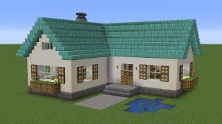 Minecraft - How to build a suburban house 2