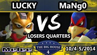 The Big House 4 - Mango (Falco) Vs. Lucky (Fox) - Losers Quarters - SSBM