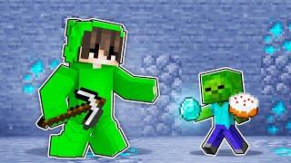 Playing Minecraft as a HELPFUL Zombie!