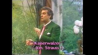 Placido Domingo conduct J. Strauss II's Kaiserwalzer, Wien 1987