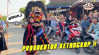 AKIBAT NANTANG BARONGAN !! Dikejar Barongan Ngamuk Sampai Ketangkap - Seni Barong Ronggoditho