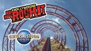 2018 Hollywood Rip Ride Rockit Roller Coaster On Ride Front Seat HD POV Universal Studios Orlando