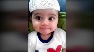 Cute little baby speaking Arabic laguage