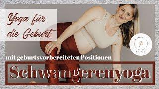 Yoga Schwangerschafts Flow mit geburtsvorbereiteten Positionen  | Yoga für die Geburt | Beckenboden