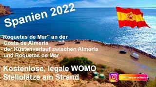 Südspanien - Almeria - Roquetas de Mar - Costa de Almeria mit dem WOMO, kostenlose Stellplätze