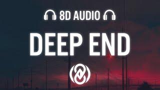 William Black - Deep End (CloudNone Remix) (Lyrics) | 8D Audio 