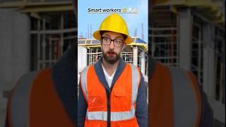 (Part5) smart workers ‍️#construction #workers #work #smart #adamrose #viralvideo