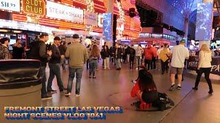 FREMONT STREET LAS VEGAS NIGHT SCENES