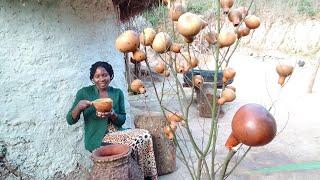 daily living in African village routine of a village woman #villagelifestyle #villagetraditionallife