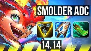 SMOLDER & Yuumi vs KAI'SA & Senna (ADC) | 73% winrate, Quadra, Legendary | BR Master | 14.14