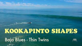 Kookapinto Shapes | Baja Blues - Thin Twins | Surfing Twin Fin Mid-Length