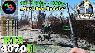 Fallout 4 "Next Gen" Update | RTX 4070 Ti | R7 5800X3D | 4K - 1440p - 1080p | Ultra Settings