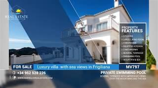 Luxury villa for sale with sea views in Frigiliana - Málaga