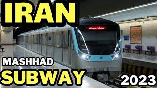 4k walking . Iran 2023-1402. Mashhad . IRAN Mashhad Subway  .Tour Mashhad