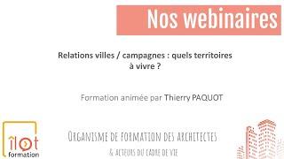 Relations villes / campagnes : quels territoires à vivre ?