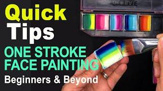 One stroke face painting quick tips how to load your brush