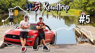 Ein Highway der im Sumpf endet? Und verirrt in Texas  | Coast2Coast USA Roadtrip - VLOG #5