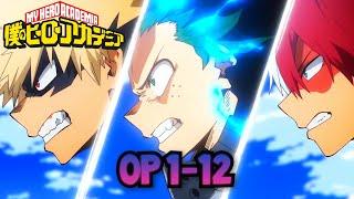 My Hero Academia - All Openings songs (1-12)