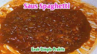 SAUS SPAGHETTI FAVORIT KELUARGA JUARA BANGET RASANYA