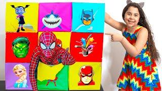 Mysterious Superheroes Smash Boxes Kids Toys Story